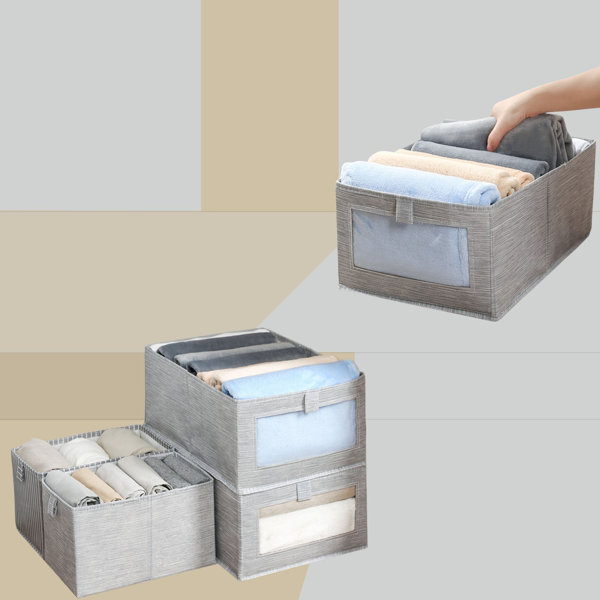 Rebrilliant Fabric Storage Bin Set Wayfair